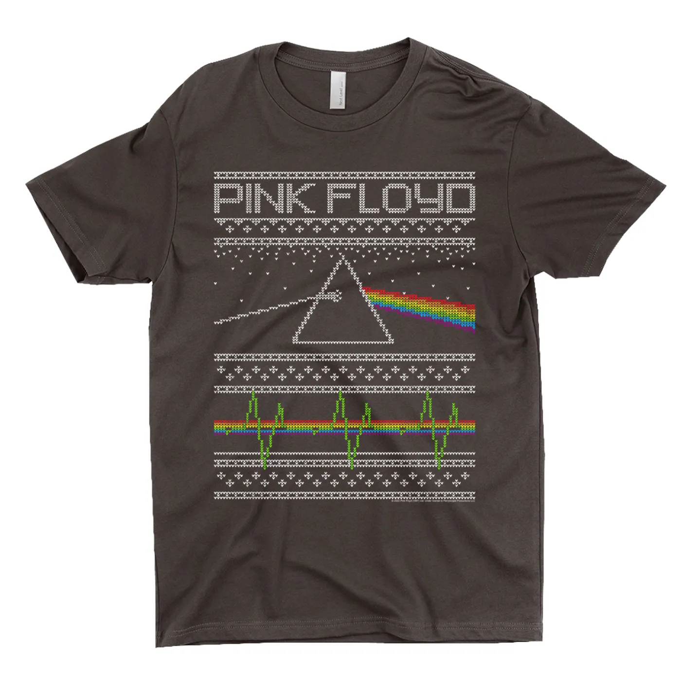 Pink Floyd T-Shirt | Dark Side Of The Moon Holiday Needlepoint Pink Floyd Shirt