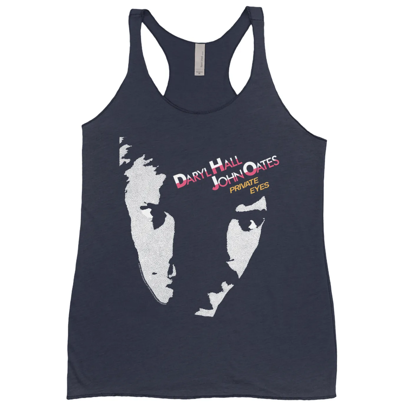 Daryl Hall & John Oates Ladies' Tank Top | Private Eyes Album Design Hall & Oates Shirt