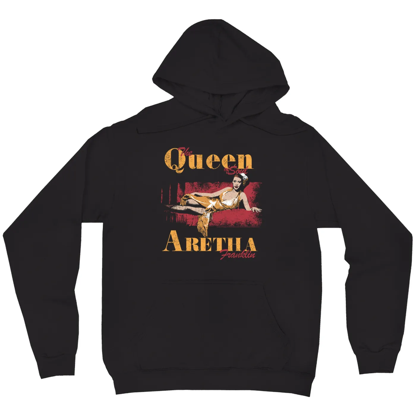 Aretha Franklin Hoodie | The Queen Of Soul La Diva Distressed Aretha Franklin Hoodie