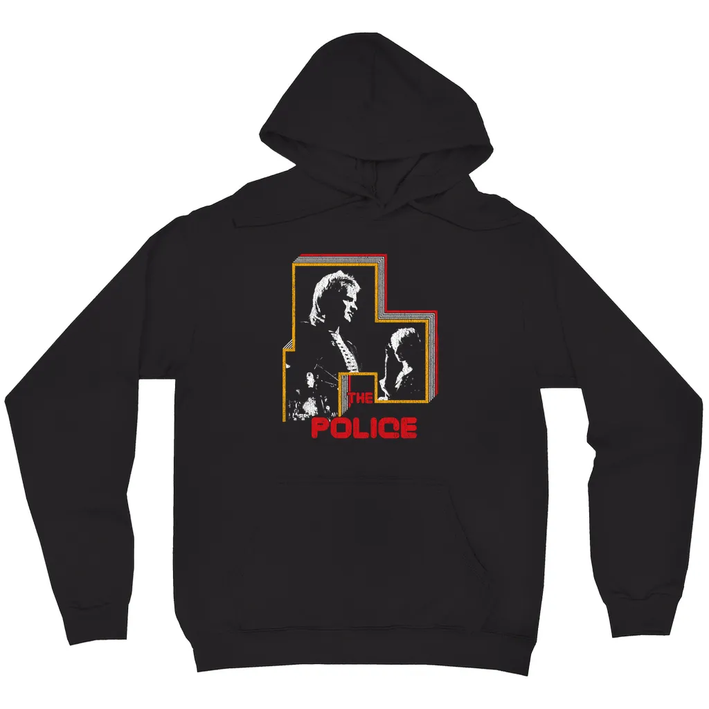 Hoodie | Retro Bordered Shadow Live In Concert Distressed (Equineop Exclusive) Hoodie