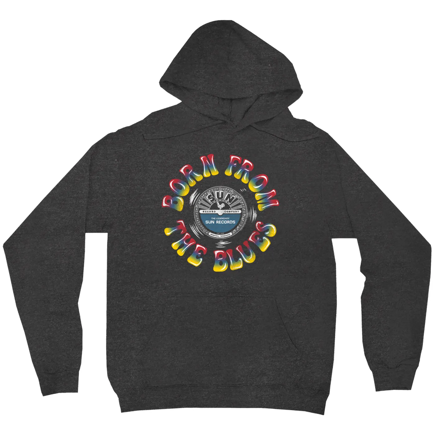 Sun Records Hoodie | Retro Record Where Blues Was Born Sun Records Hoodie