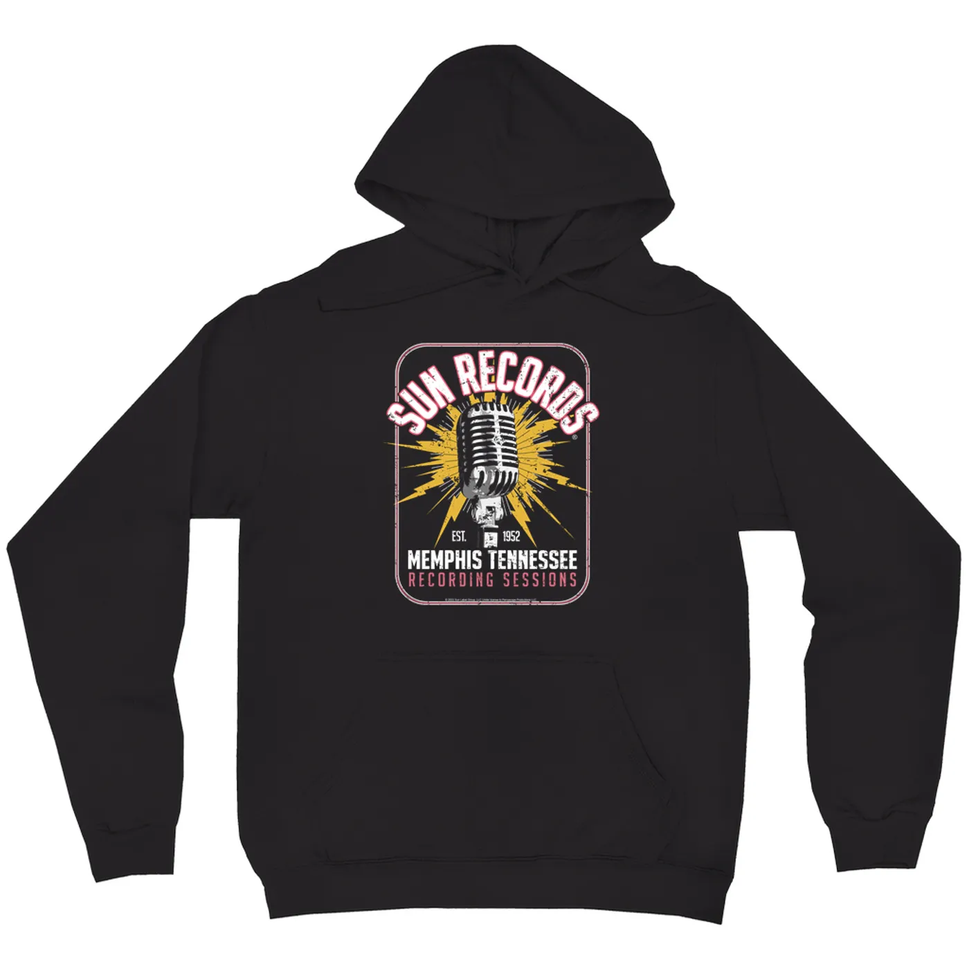 Sun Records Hoodie | Memphis Tennessee Recording Sessions Sun Records Hoodie