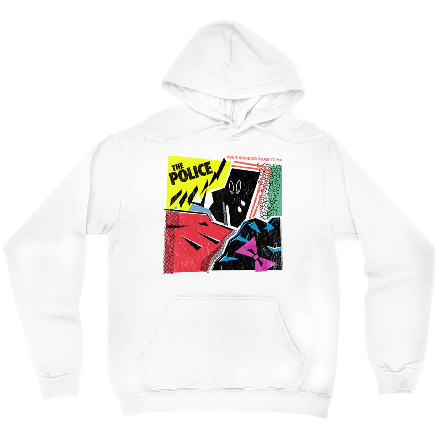 The Police Hoodie | Don't Stand So Close To Me Album Image Distressed The Police Hoodie