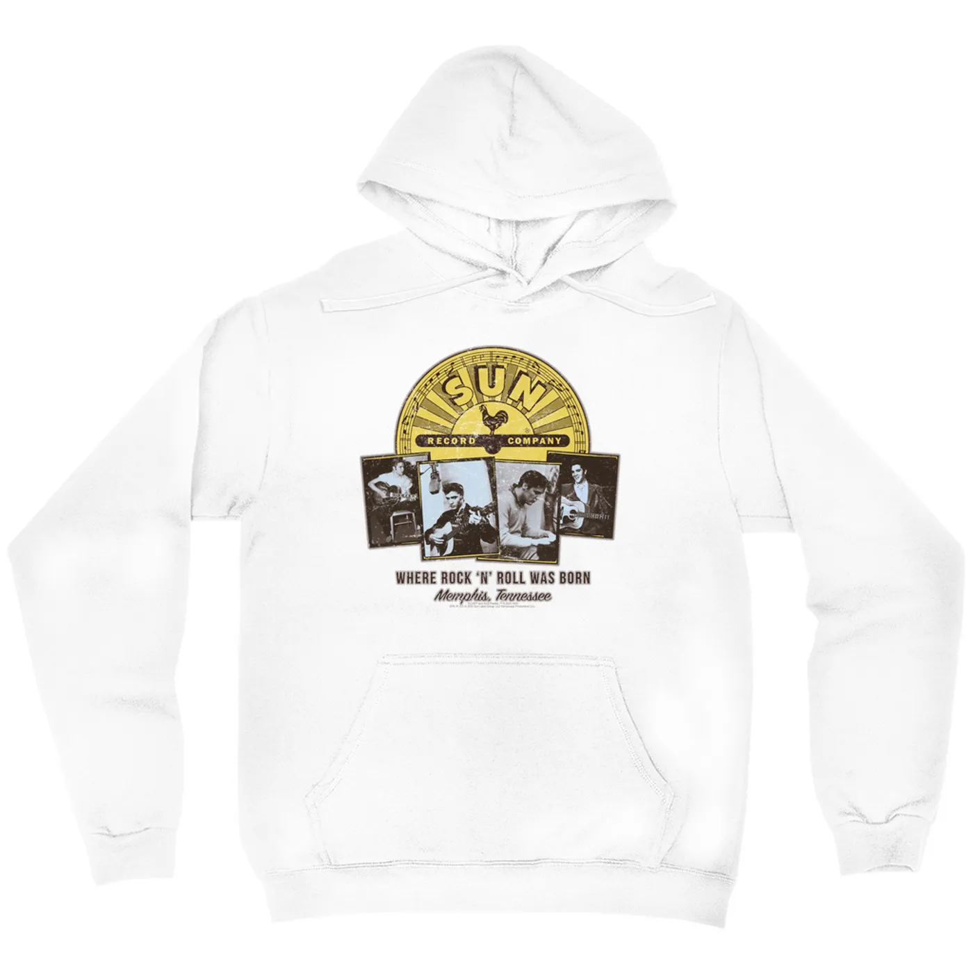 Elvis Presley Hoodie | In Studio Photo Collage Elvis Presley Hoodie