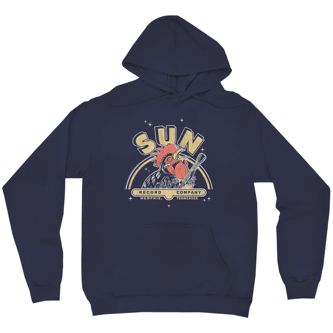 Sun Records Hoodie | Retro Rooster Logo Sun Records Hoodie