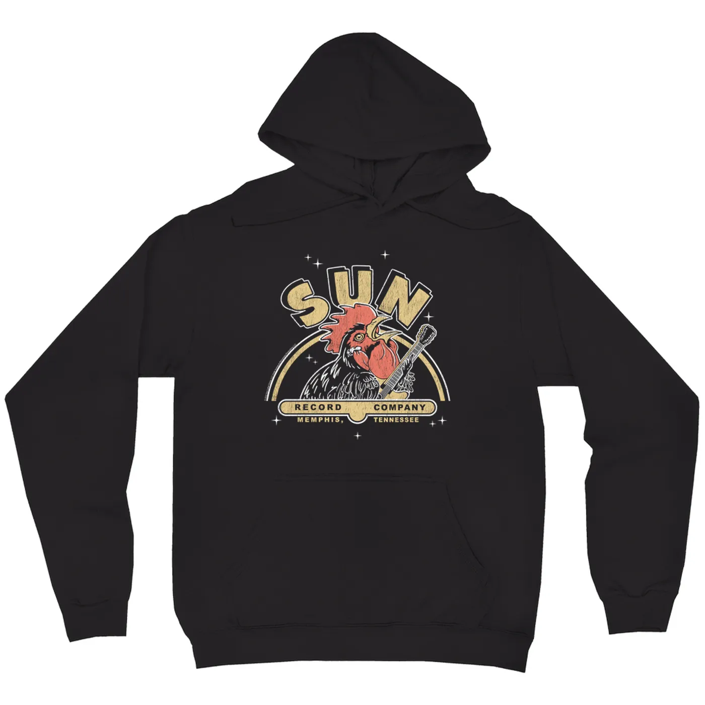 Sun Records Hoodie | Retro Rooster Logo Sun Records Hoodie