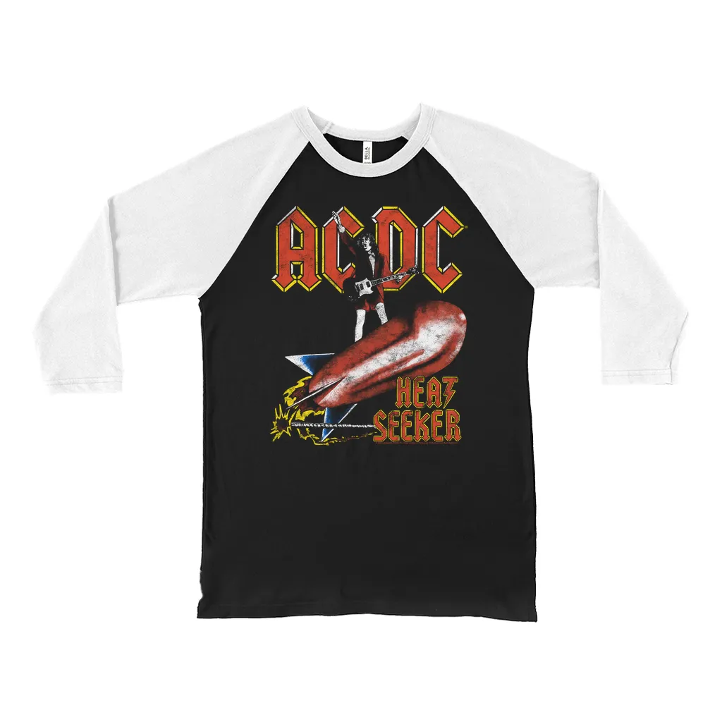 3/4 Sleeve Baseball Tee | Heat Seeker Album Design Shirt
