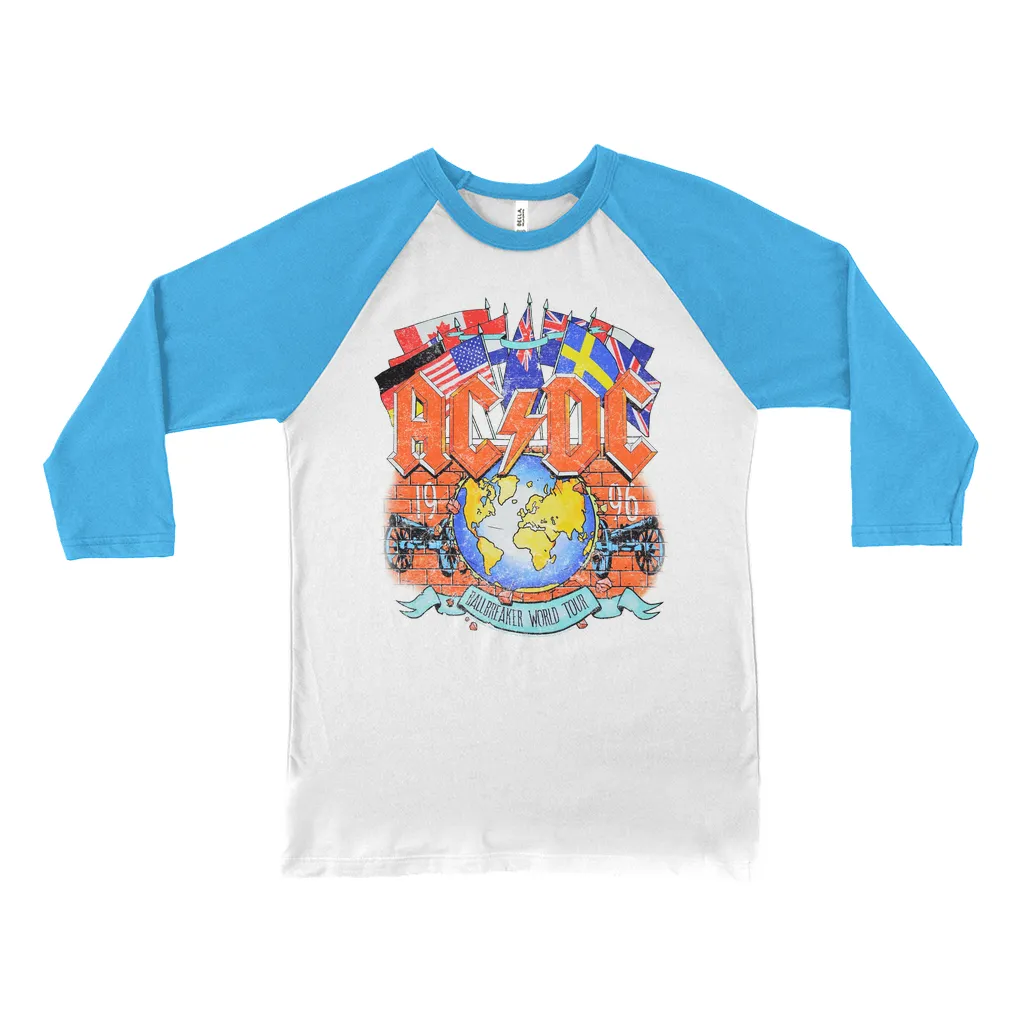 3/4 Sleeve Baseball Tee | Ballbreaker World Tour 1996 Shirt