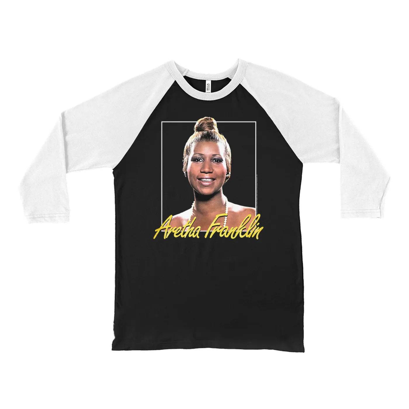 Aretha Franklin 3/4 Sleeve Baseball Tee | Sweet Passion Album Aretha Franklin Shirt