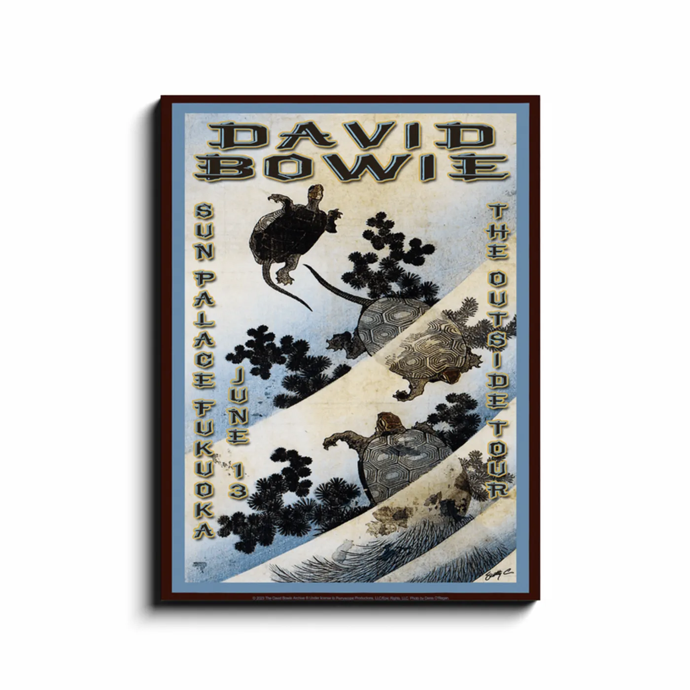 David Bowie Wall Art | The Outside Tour Sun Palace Fukuoka David Bowie Canvas Wrap