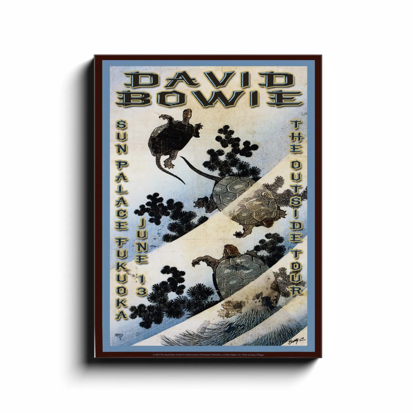 David Bowie Wall Art | The Outside Tour Sun Palace Fukuoka David Bowie Canvas Wrap