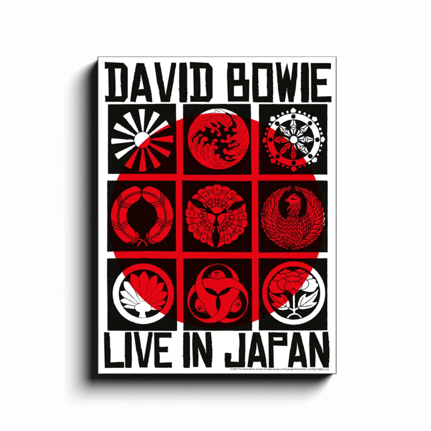 David Bowie Wall Art | Live In Japan David Bowie Canvas Wrap