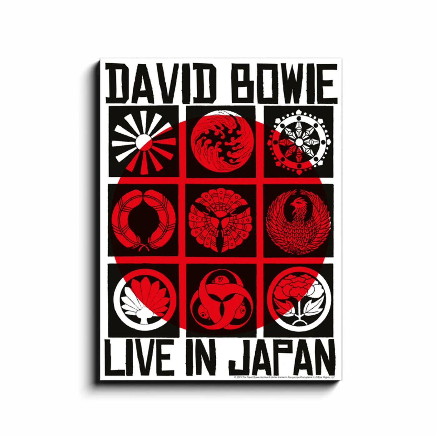 David Bowie Wall Art | Live In Japan David Bowie Canvas Wrap