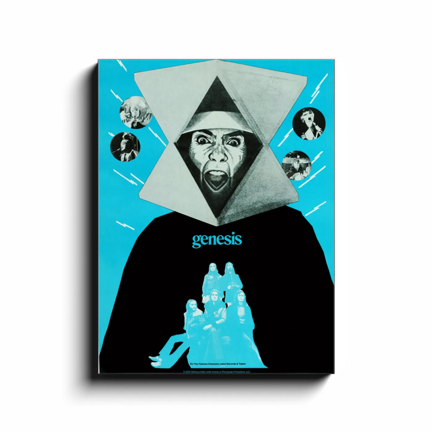 Genesis Wall Art | Featuring Peter Gabriel Genesis Canvas Wrap
