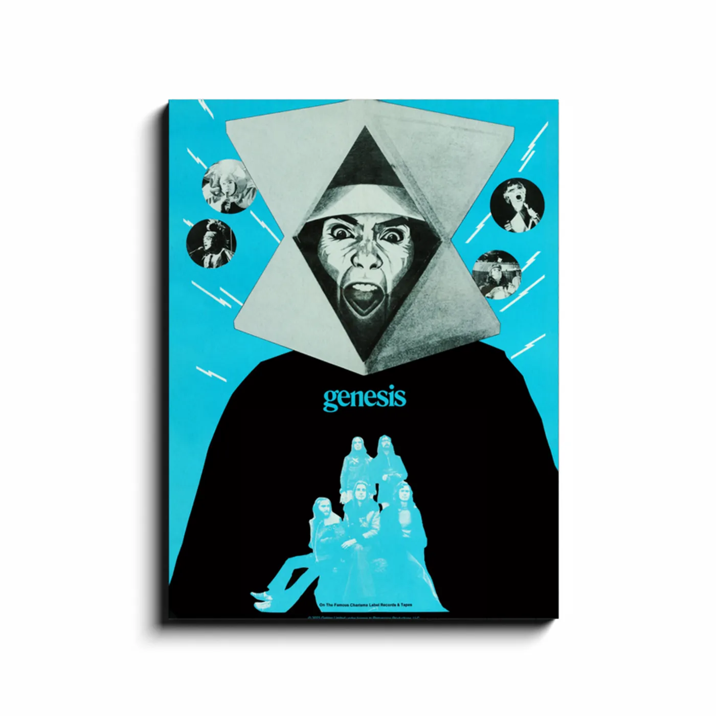Genesis Wall Art | Featuring Peter Gabriel Genesis Canvas Wrap