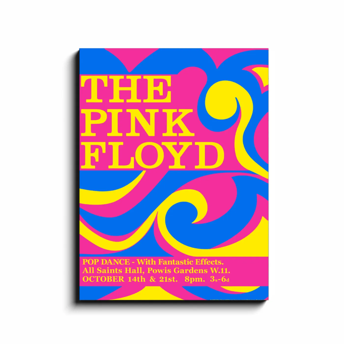Pink Floyd Wall Art | Pop Dance With Fantastic Effects Pink Floyd Canvas Wrap