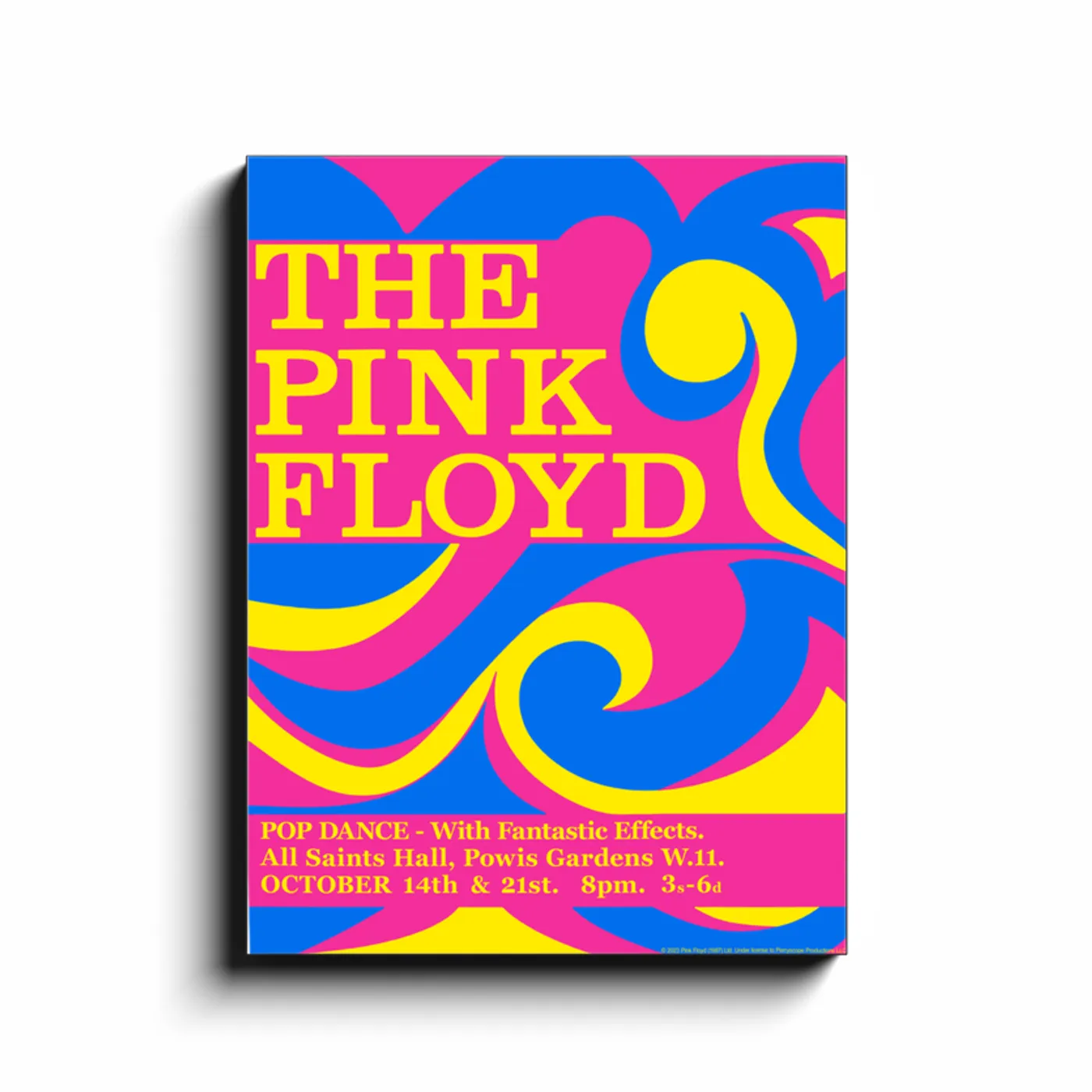 Pink Floyd Wall Art | Pop Dance With Fantastic Effects Pink Floyd Canvas Wrap
