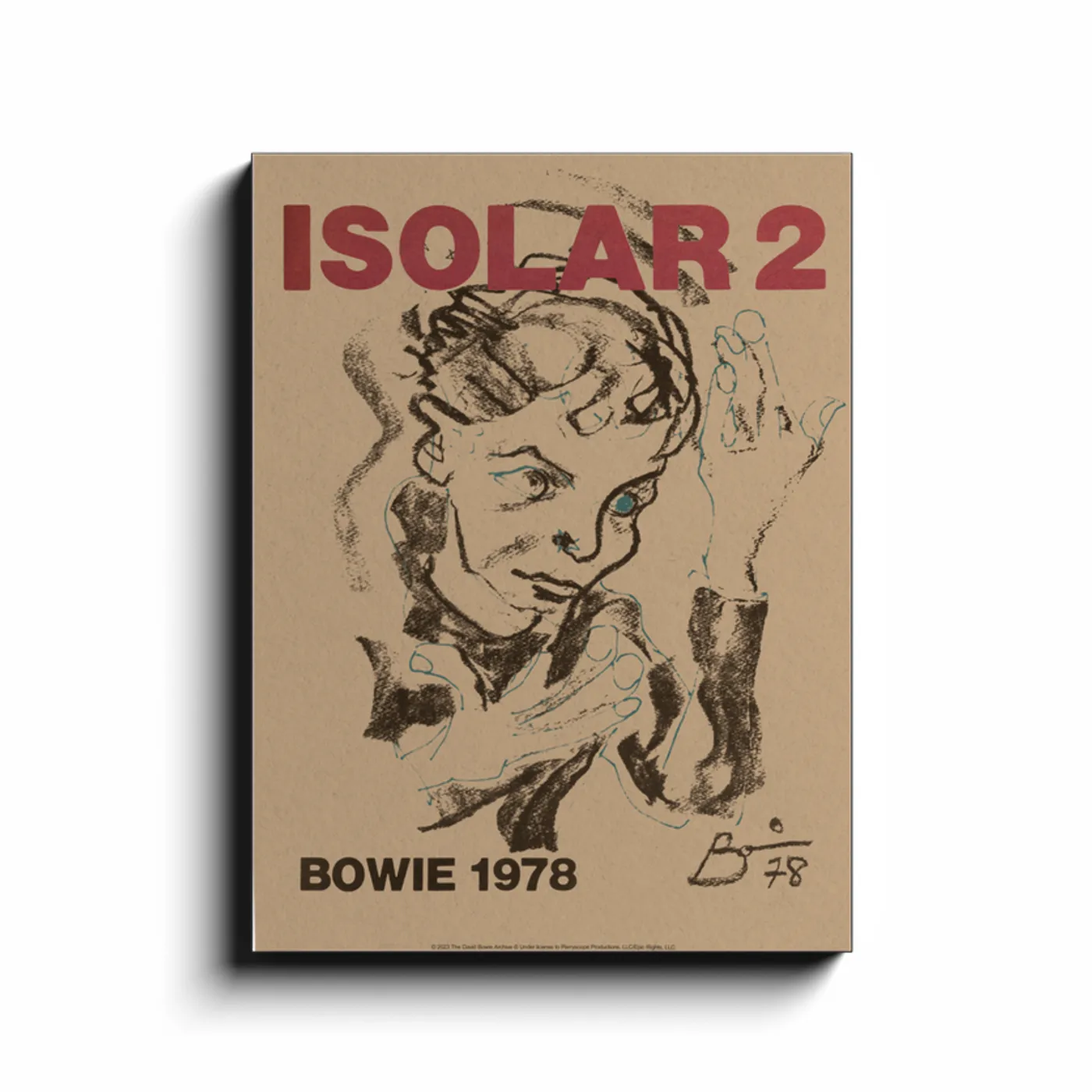 David Bowie Wall Art | Isolar 2 1978 David Bowie Canvas Wrap