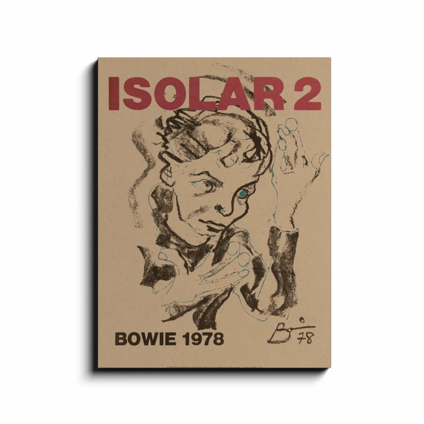 David Bowie Wall Art | Isolar 2 1978 David Bowie Canvas Wrap