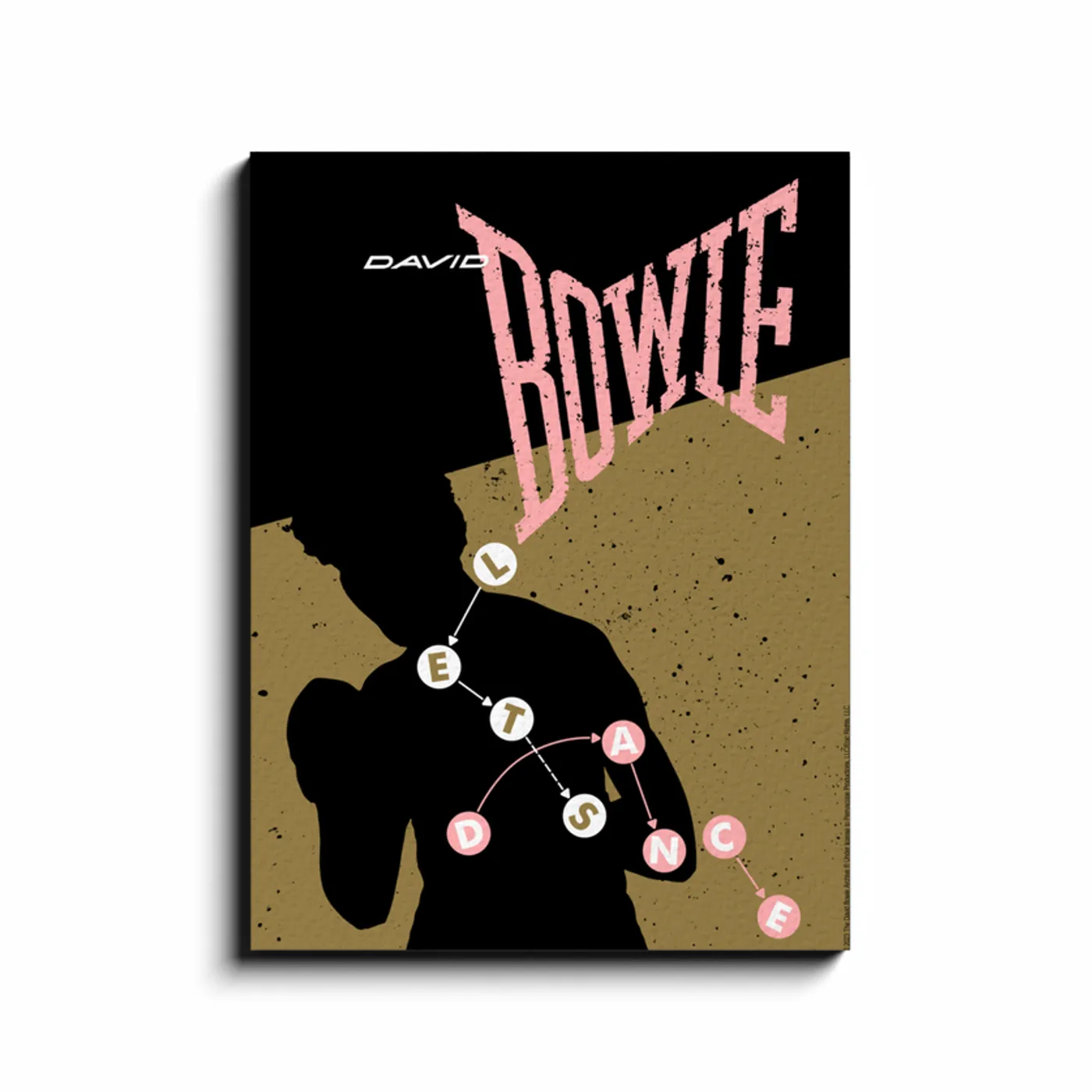 David Bowie Wall Art | Let's Dance Album David Bowie Canvas Wrap