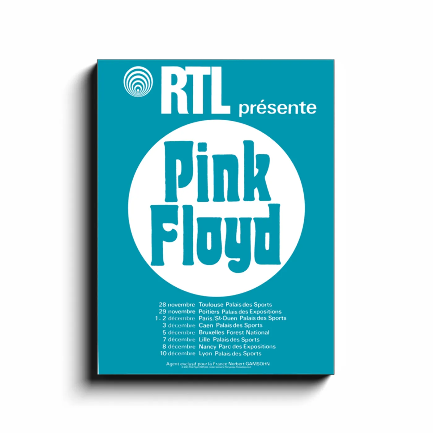 Pink Floyd Wall Art | RTL Tour Pink Floyd Canvas Wrap
