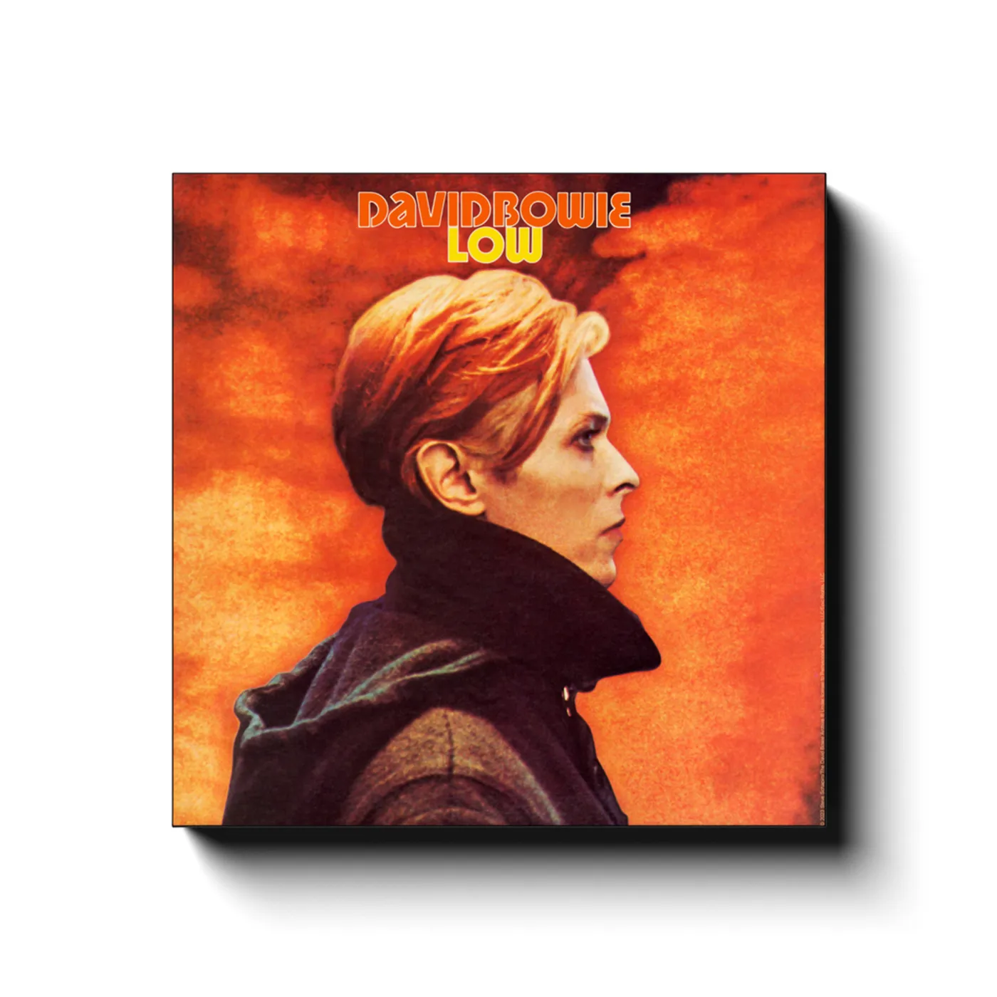 David Bowie Wall Art | Low Album Cover David Bowie Canvas Wrap