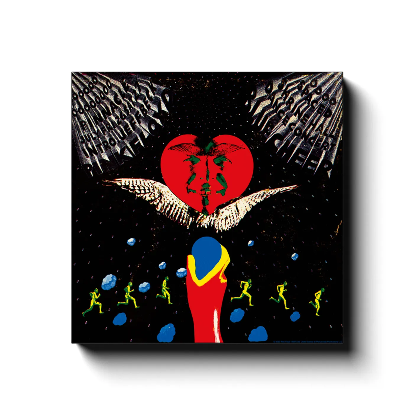 Pink Floyd Wall Art | Blue Cheer Pink Floyd Canvas Wrap
