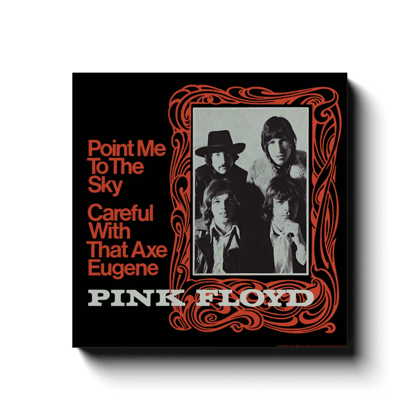 Pink Floyd Wall Art | Point Me To The Sky Album Cover Pink Floyd Canvas Wrap