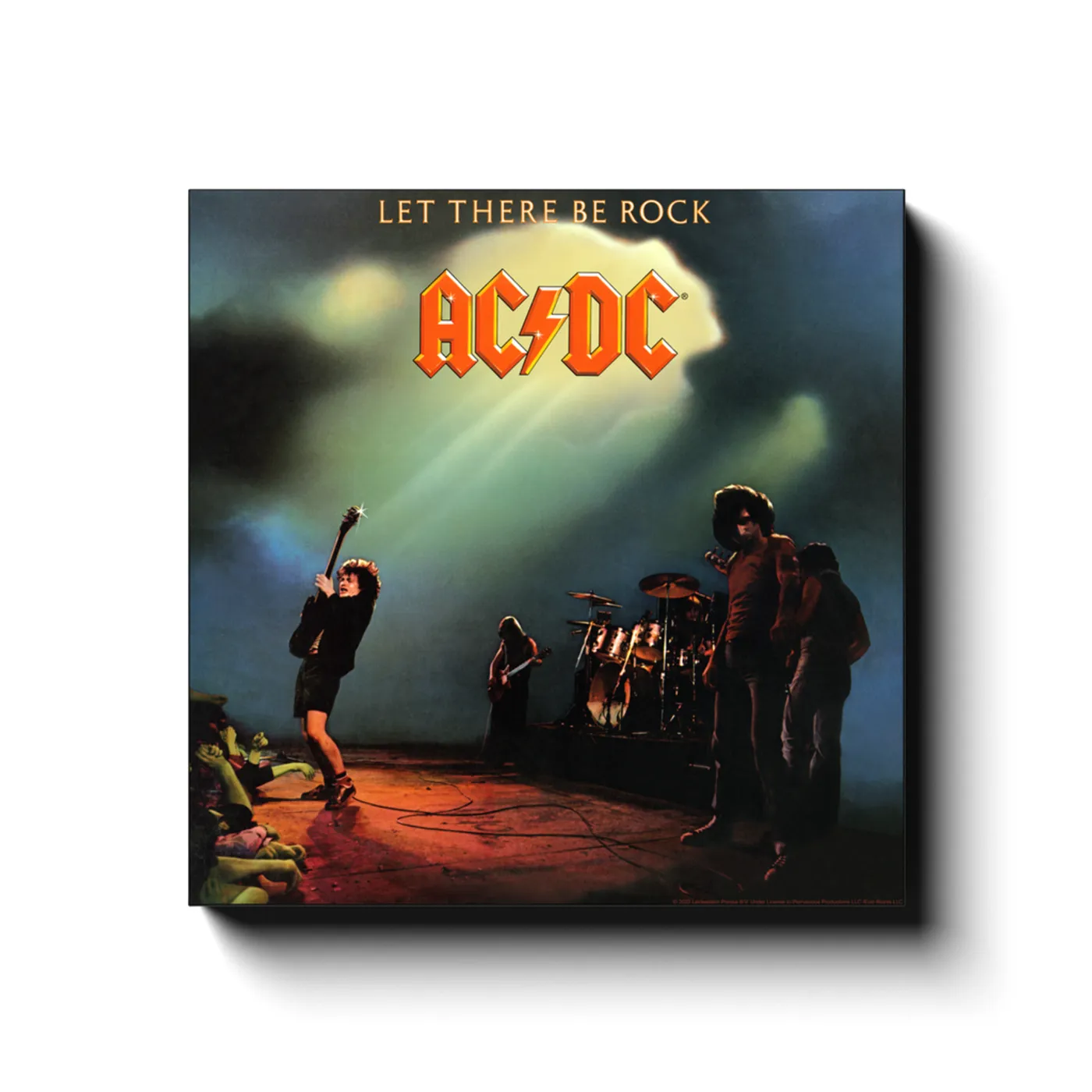 AC/DC Wall Art | Let There Be Rock Album Cover ACDC Canvas Wrap