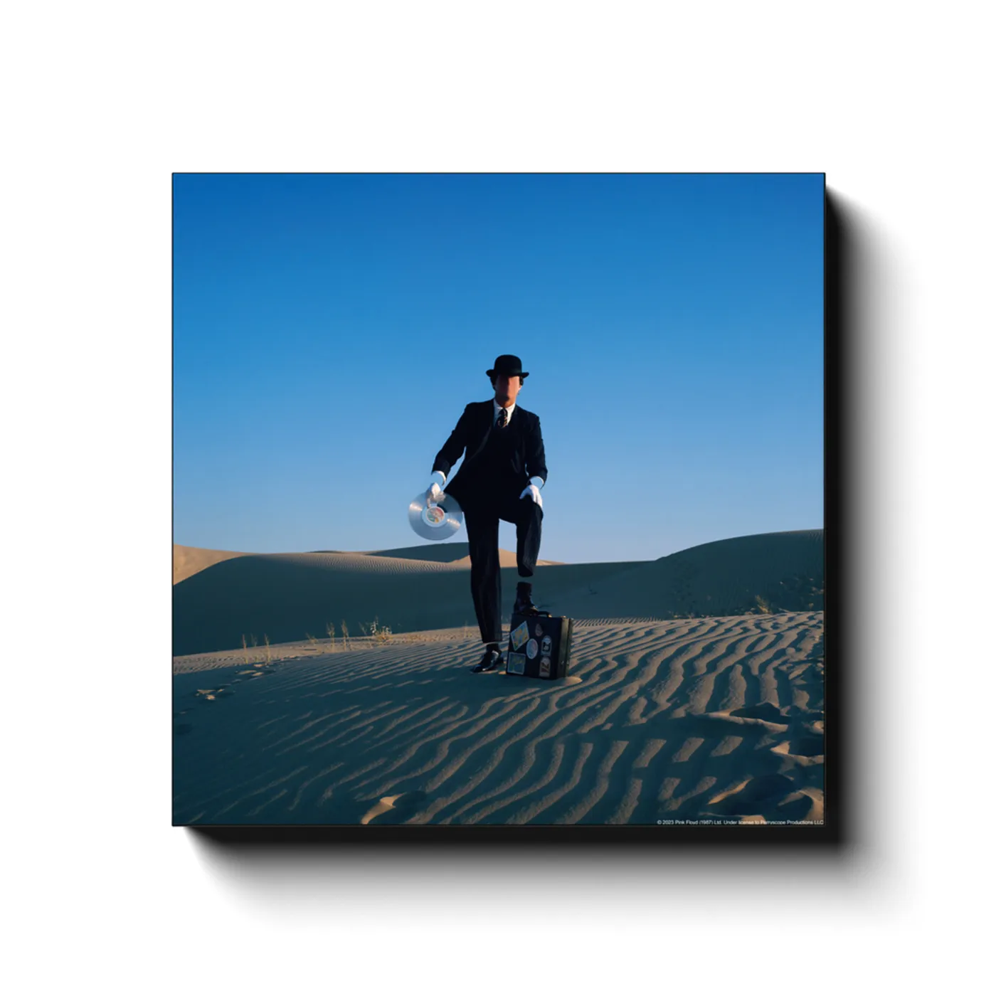 Pink Floyd Wall Art | Wish You Were Here Album Cover Pink Floyd Canvas Wrap