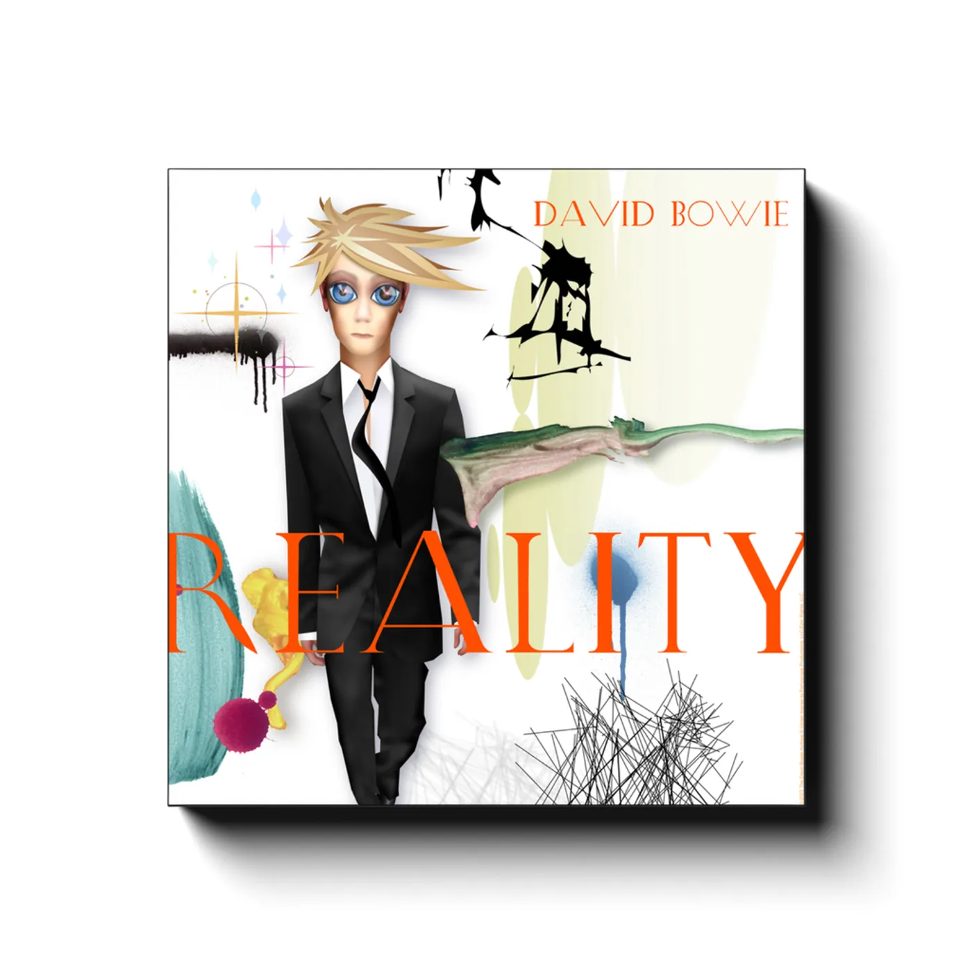 David Bowie Wall Art | Reality Album Cover David Bowie Canvas Wrap
