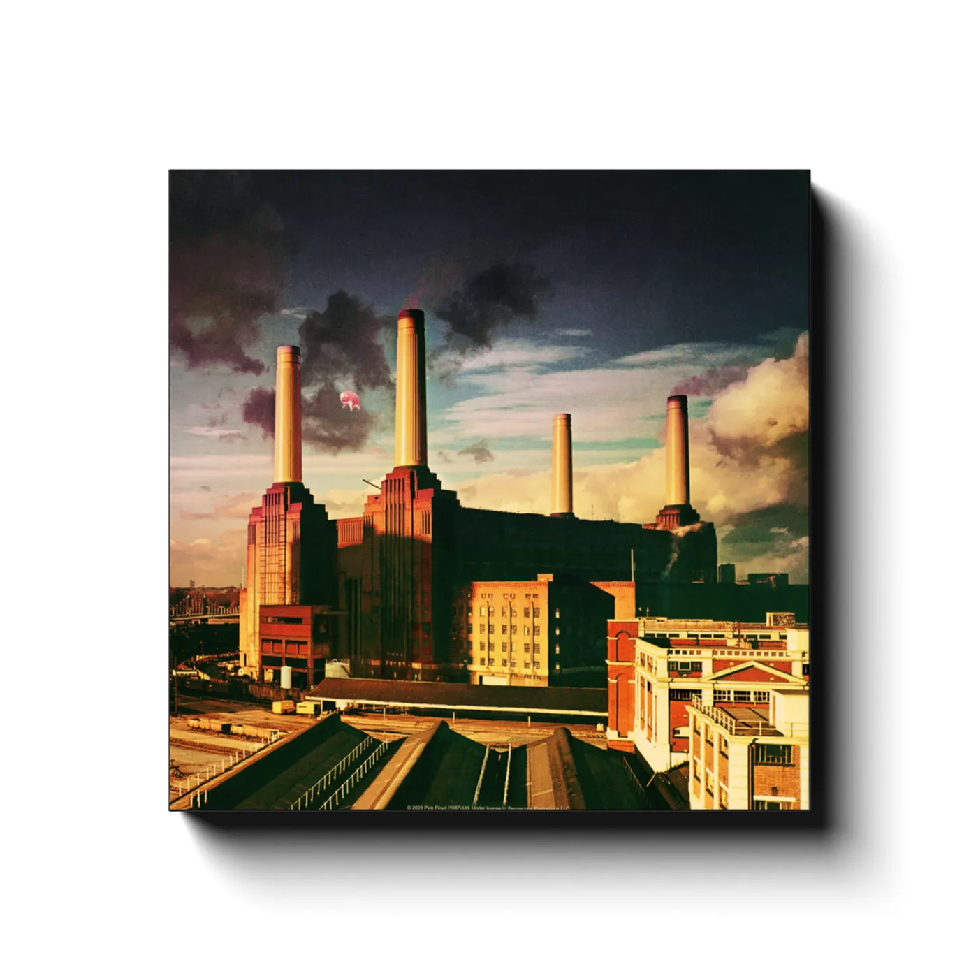 Pink Floyd Wall Art | Animals Album Cover Pink Floyd Canvas Wrap