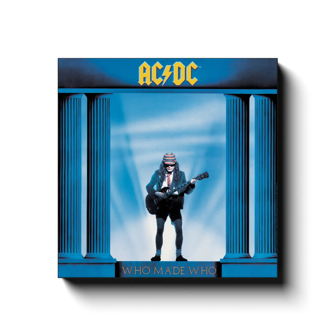 AC/DC Wall Art | Who Made Who Album Cover ACDC Canvas Wrap