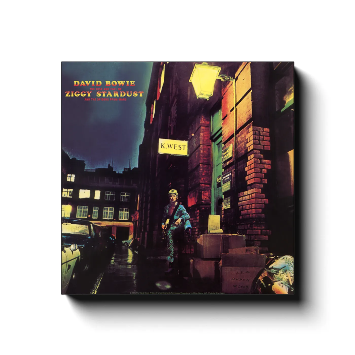 David Bowie Wall Art | Ziggy Stardust Album Cover David Bowie Canvas Wrap
