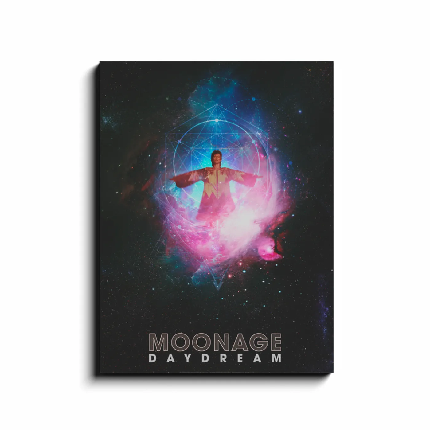David Bowie Wall Art | Moonage Day Dream Galaxy Artwork By Masayoshi Sukita David Bowie Canvas Wrap
