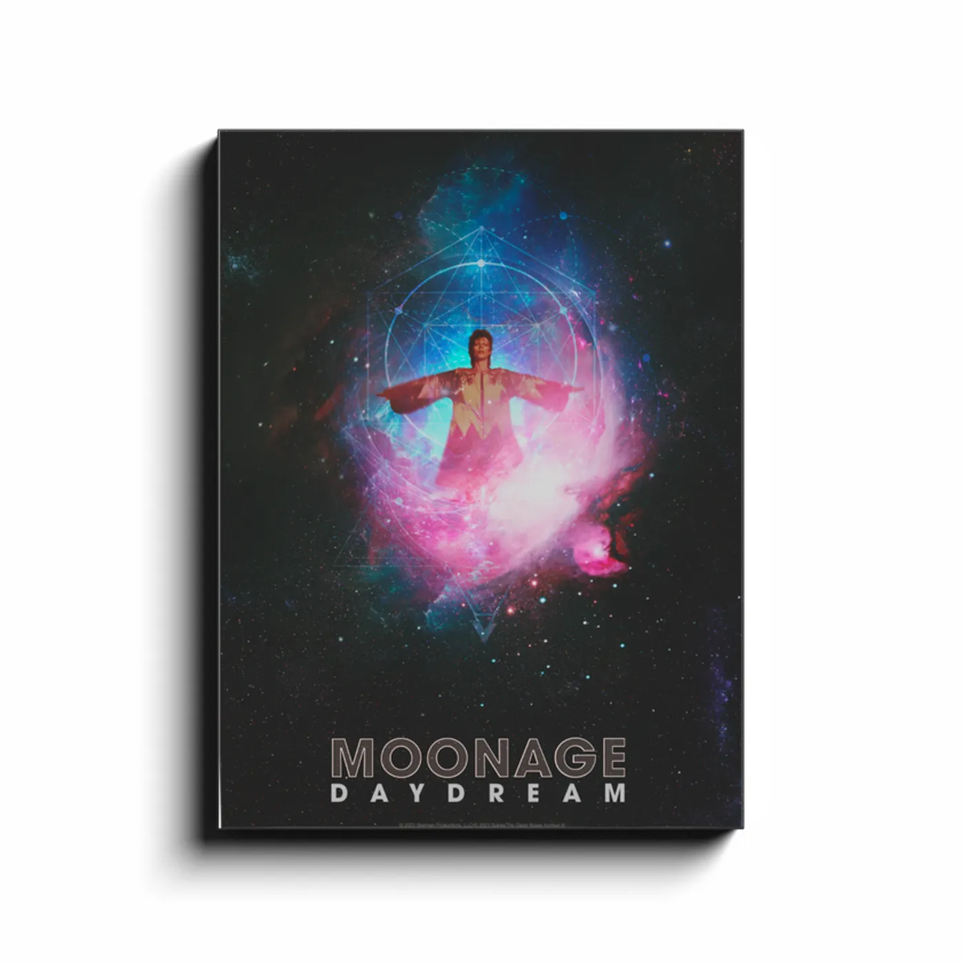 David Bowie Wall Art | Moonage Day Dream Galaxy Artwork By Masayoshi Sukita David Bowie Canvas Wrap
