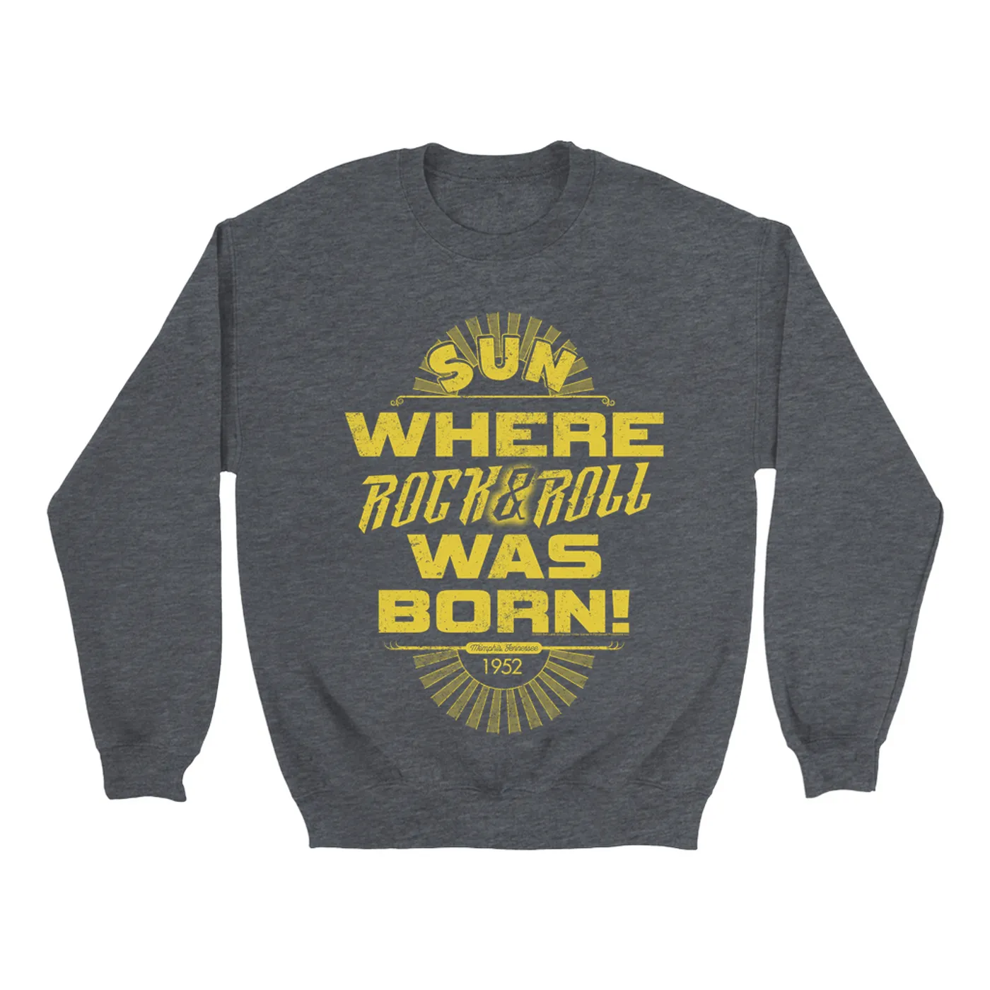 Sun Records Sweatshirt | 1952 Where Rock n Roll Was Born Sun Records Sweatshirt