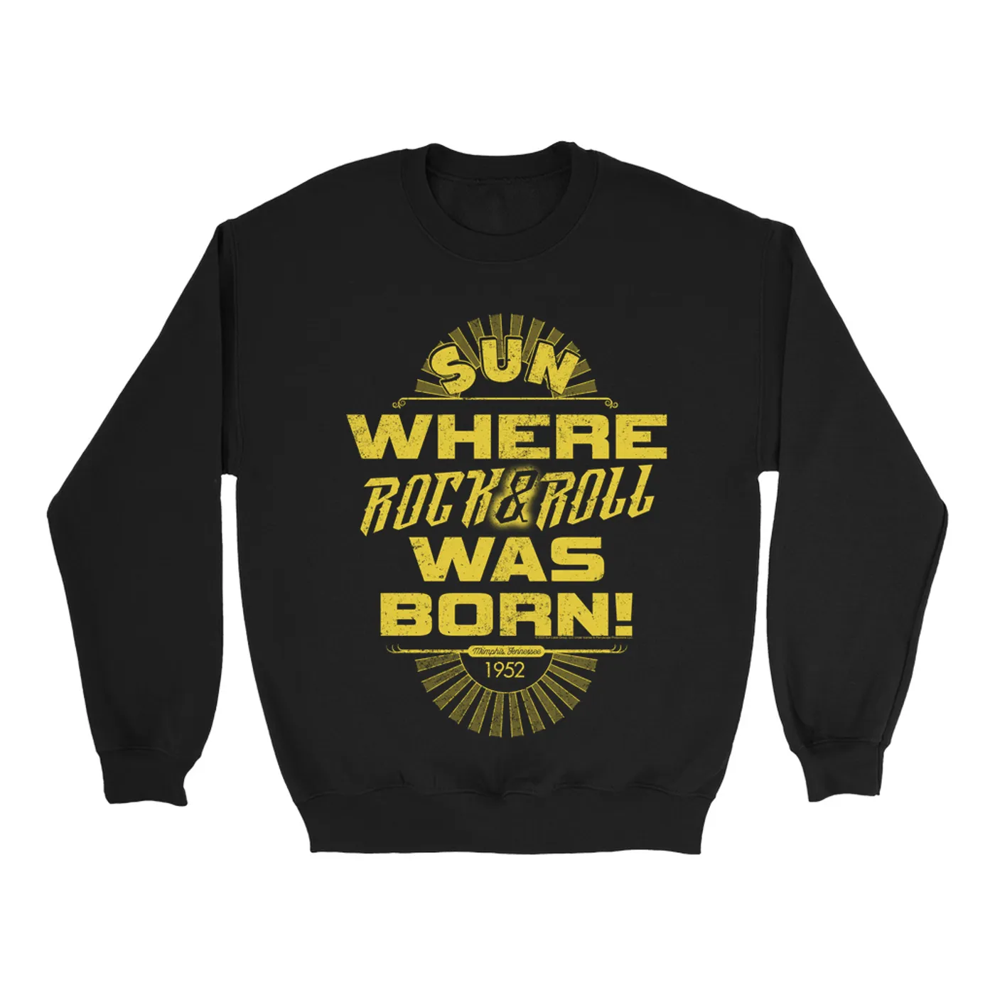 Sun Records Sweatshirt | 1952 Where Rock n Roll Was Born Sun Records Sweatshirt