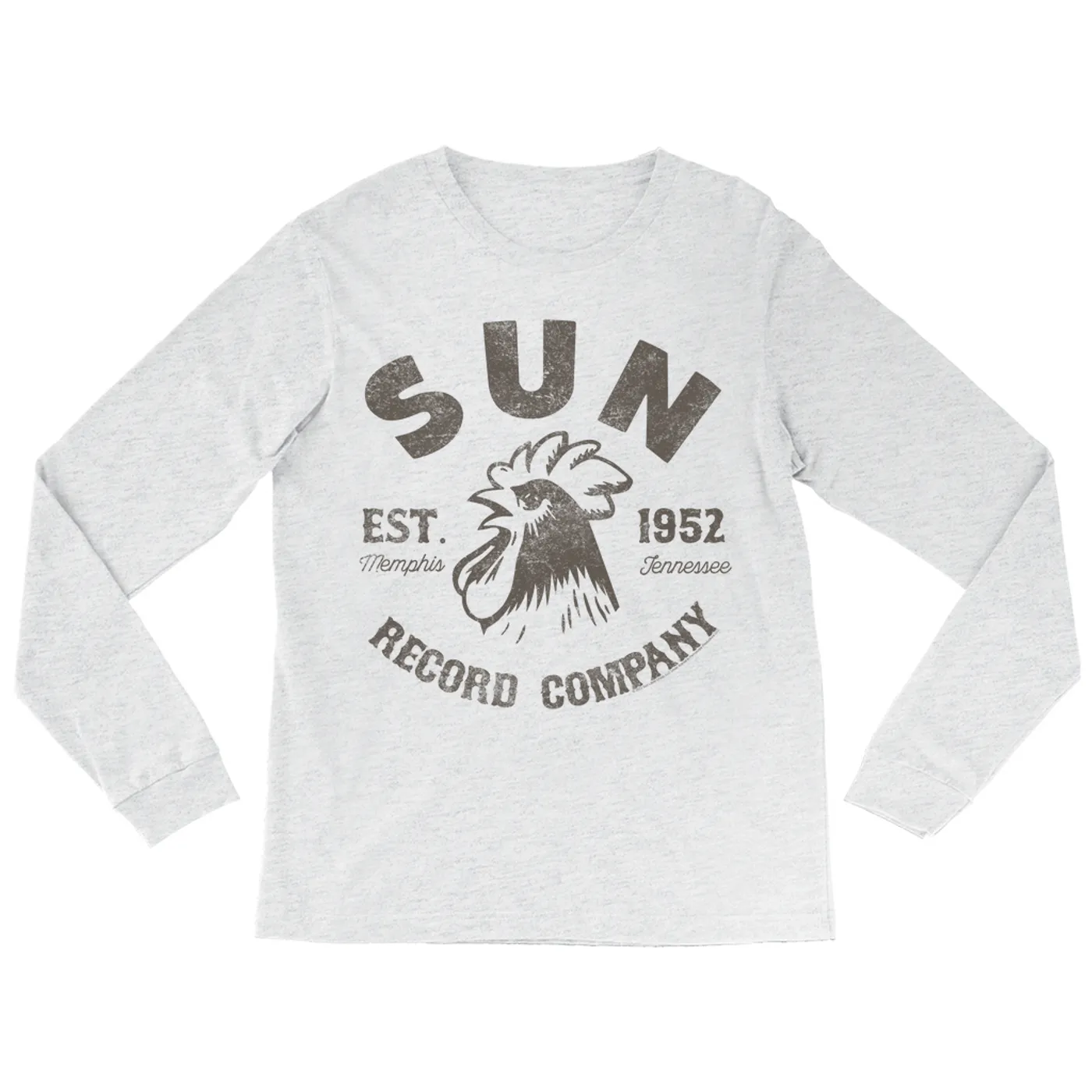 Sun Records Long Sleeve Shirt | Est. 1952 Memphis Tennessee Distressed Sun Records Shirt
