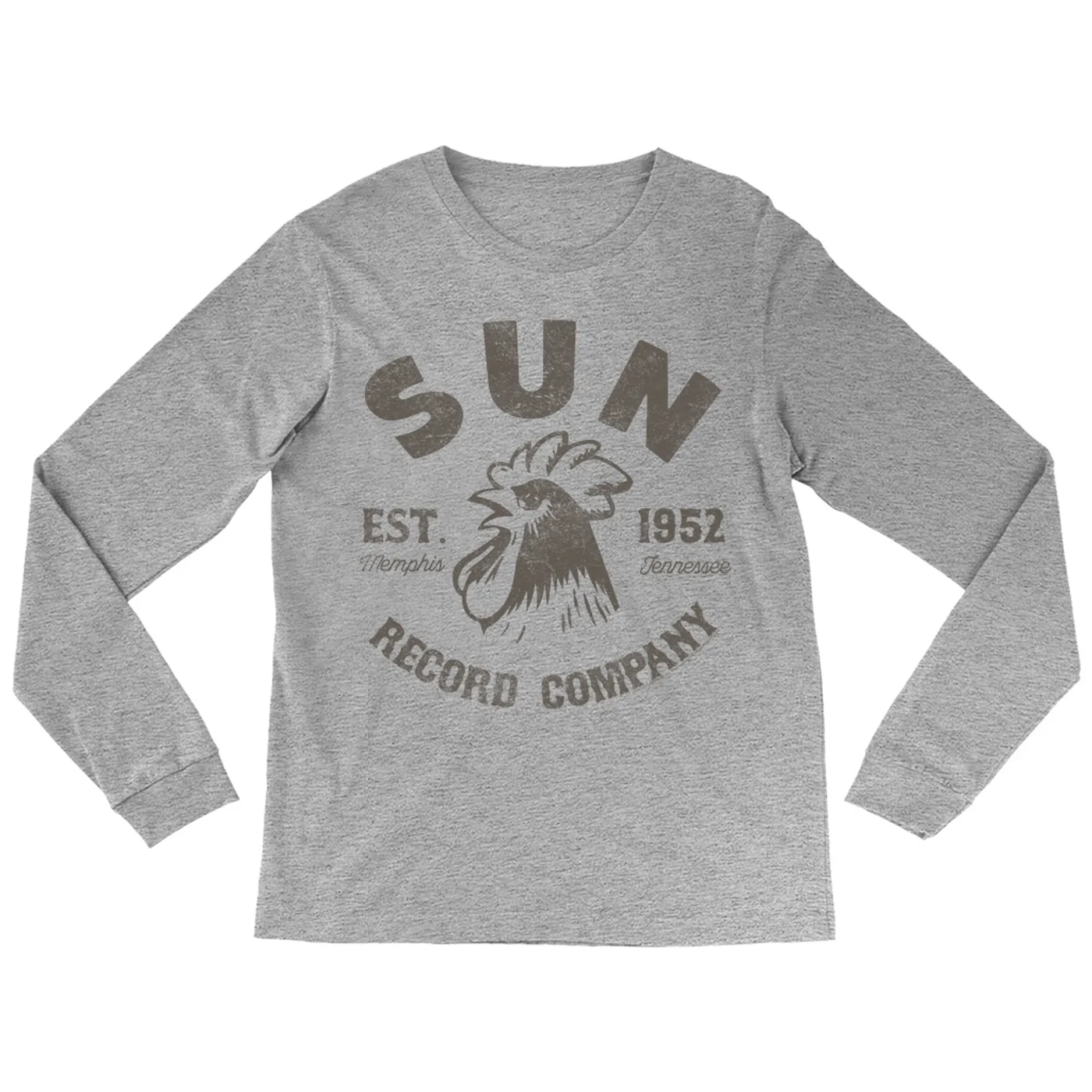 Sun Records Long Sleeve Shirt | Est. 1952 Memphis Tennessee Distressed Sun Records Shirt