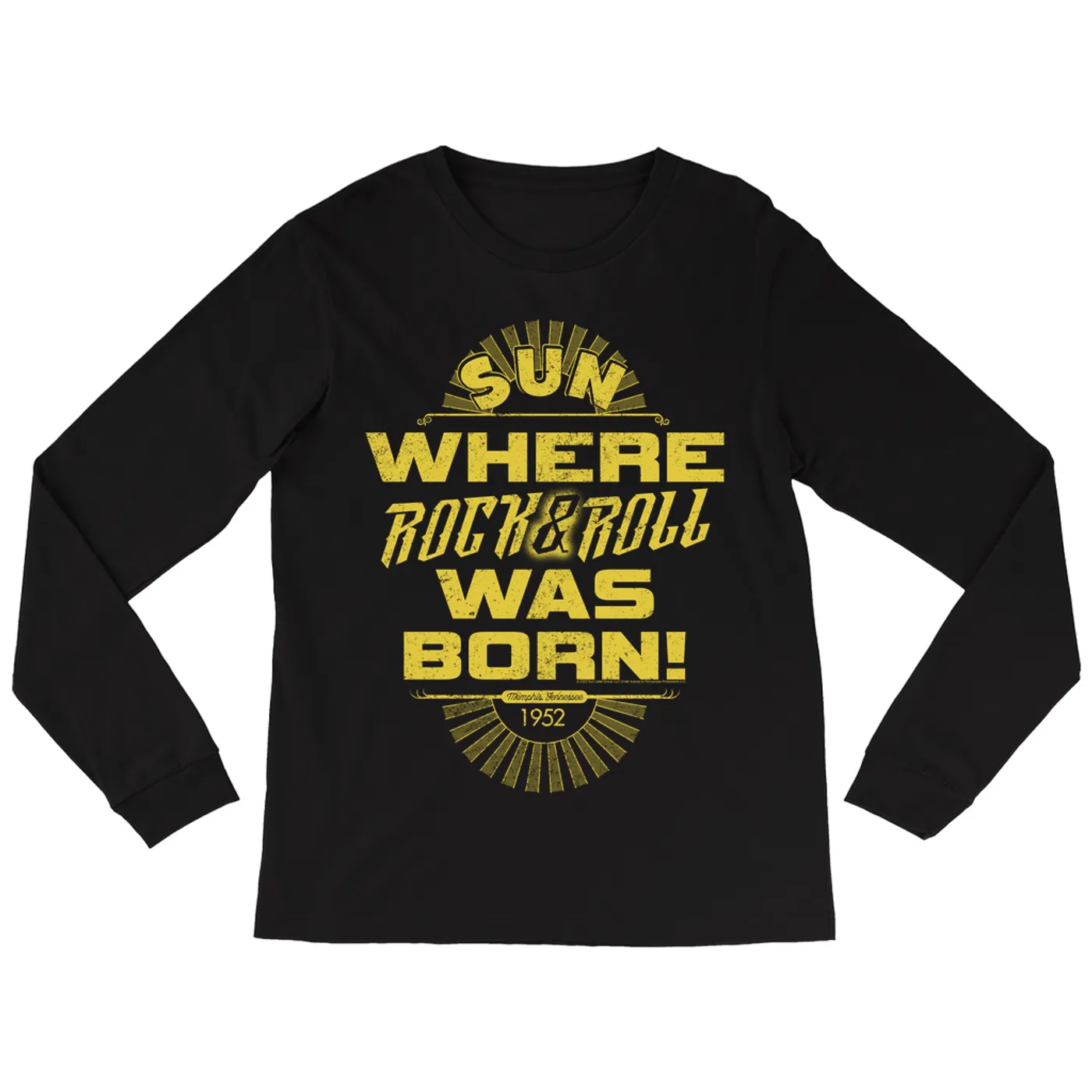 Sun Records Long Sleeve Shirt | 1952 Where Rock n Roll Was Born Sun Records Shirt