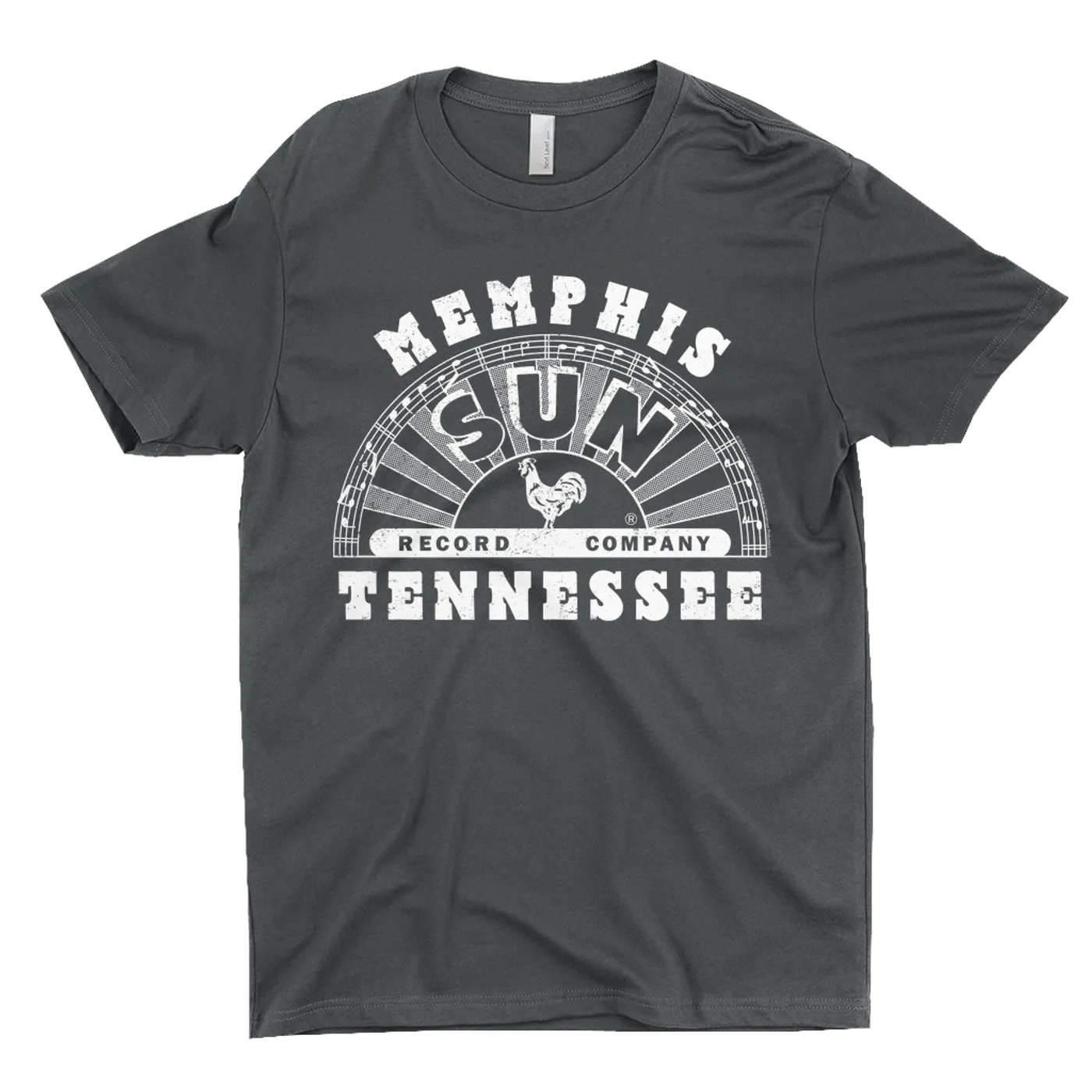 Sun Records T-Shirt | White Memphis Tennessee Label Logo Sun Records Shirt