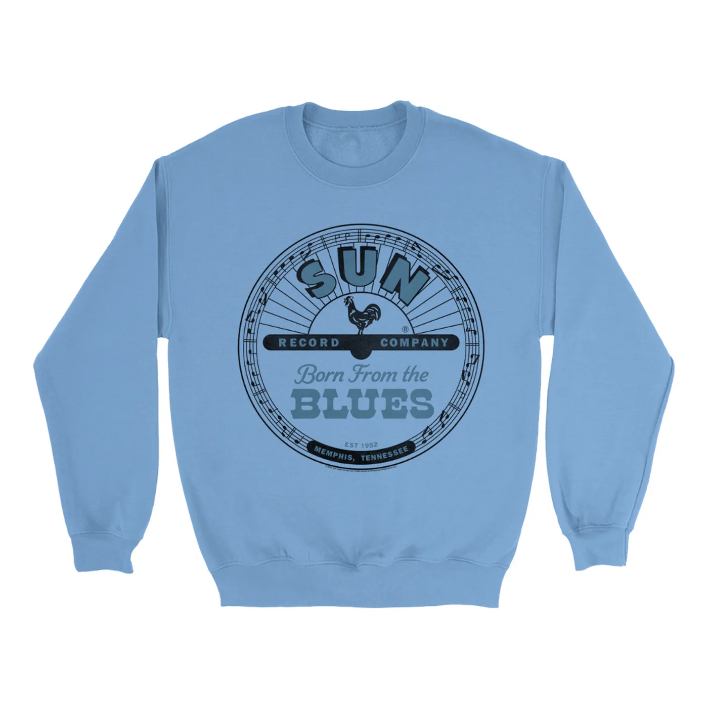 Sun Records Sweatshirt | Memphis Tennessee Born From The Blues Sun Records Sweatshirt
