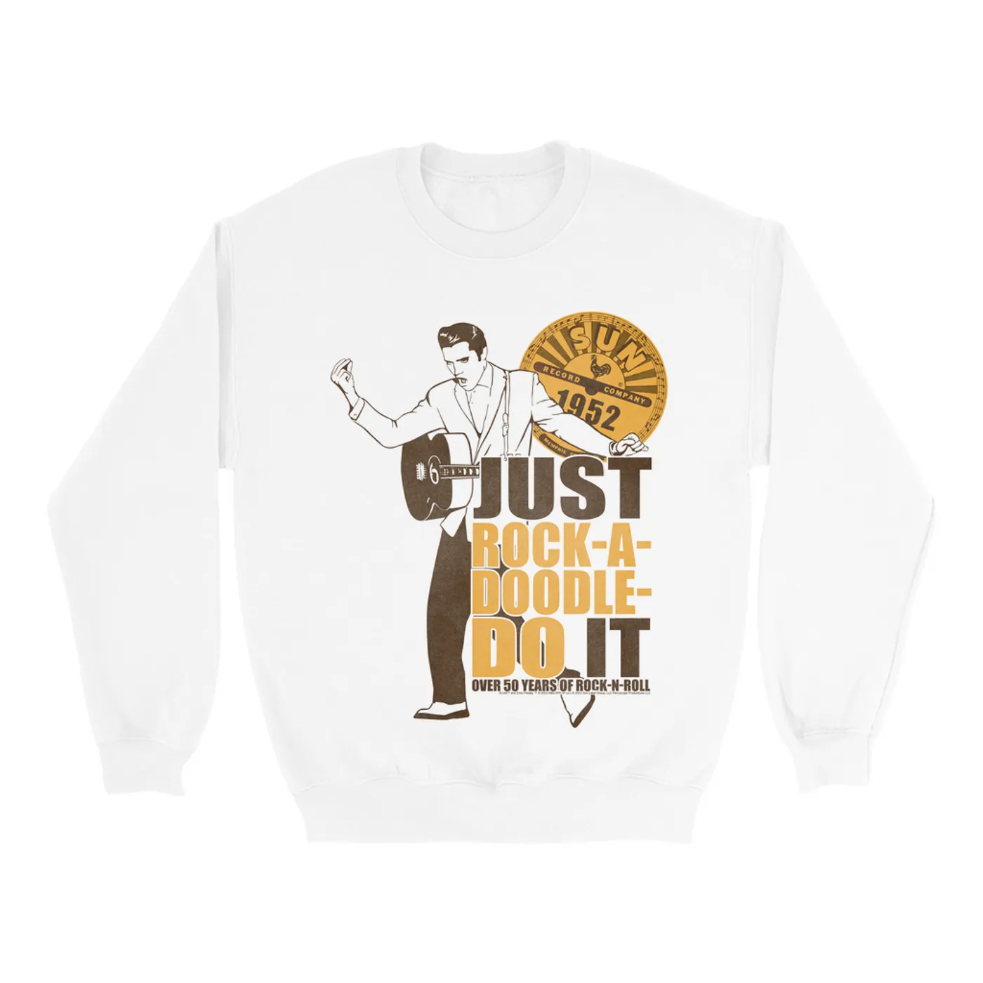 Elvis Presley Sun Records Sweatshirt | Rock-A-Doodle Do It Sun Records Sweatshirt
