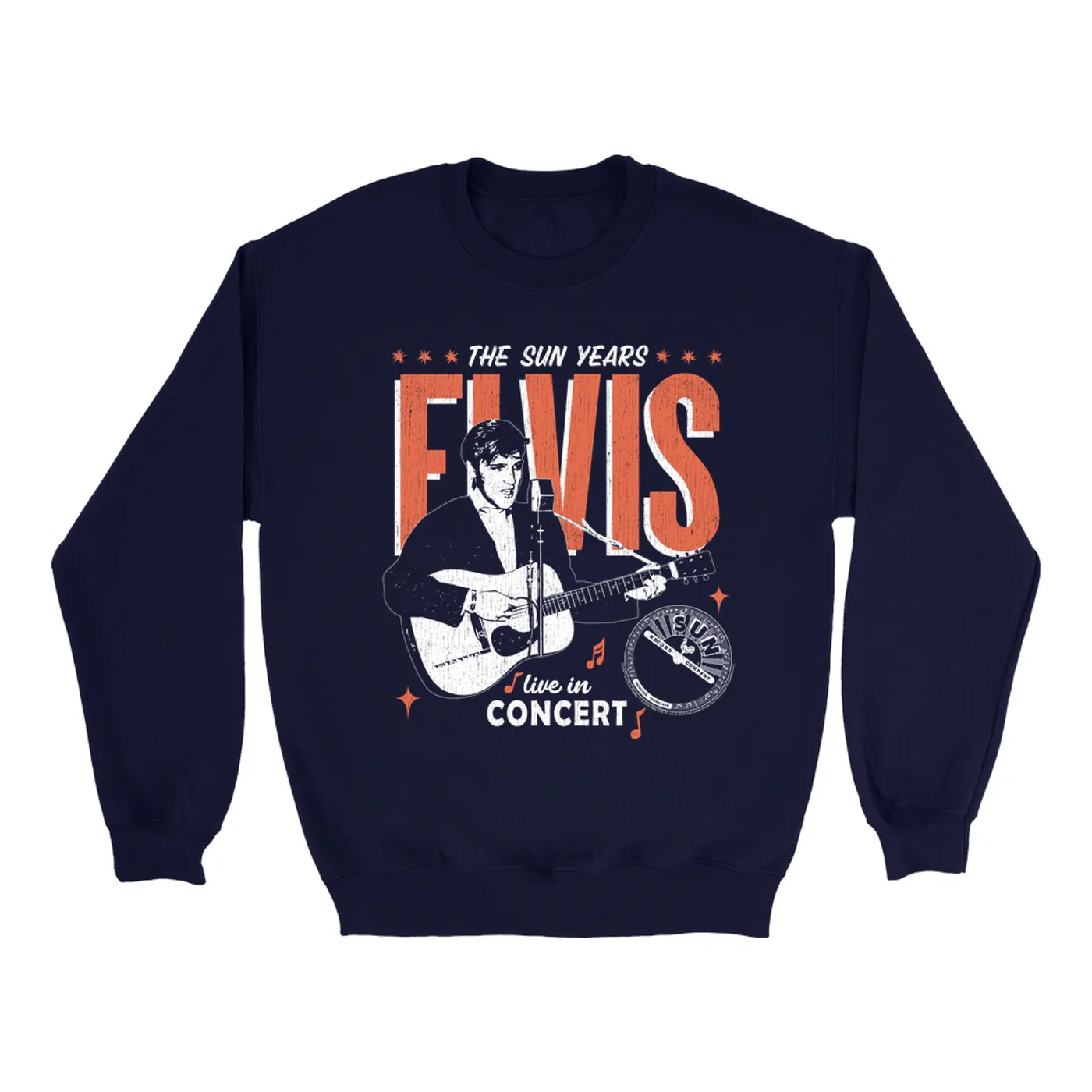Sun Records Sweatshirt | Elvis Presley The Sun Years Live In Concert (Merchbar Exclusive) Sun Records Sweatshirt