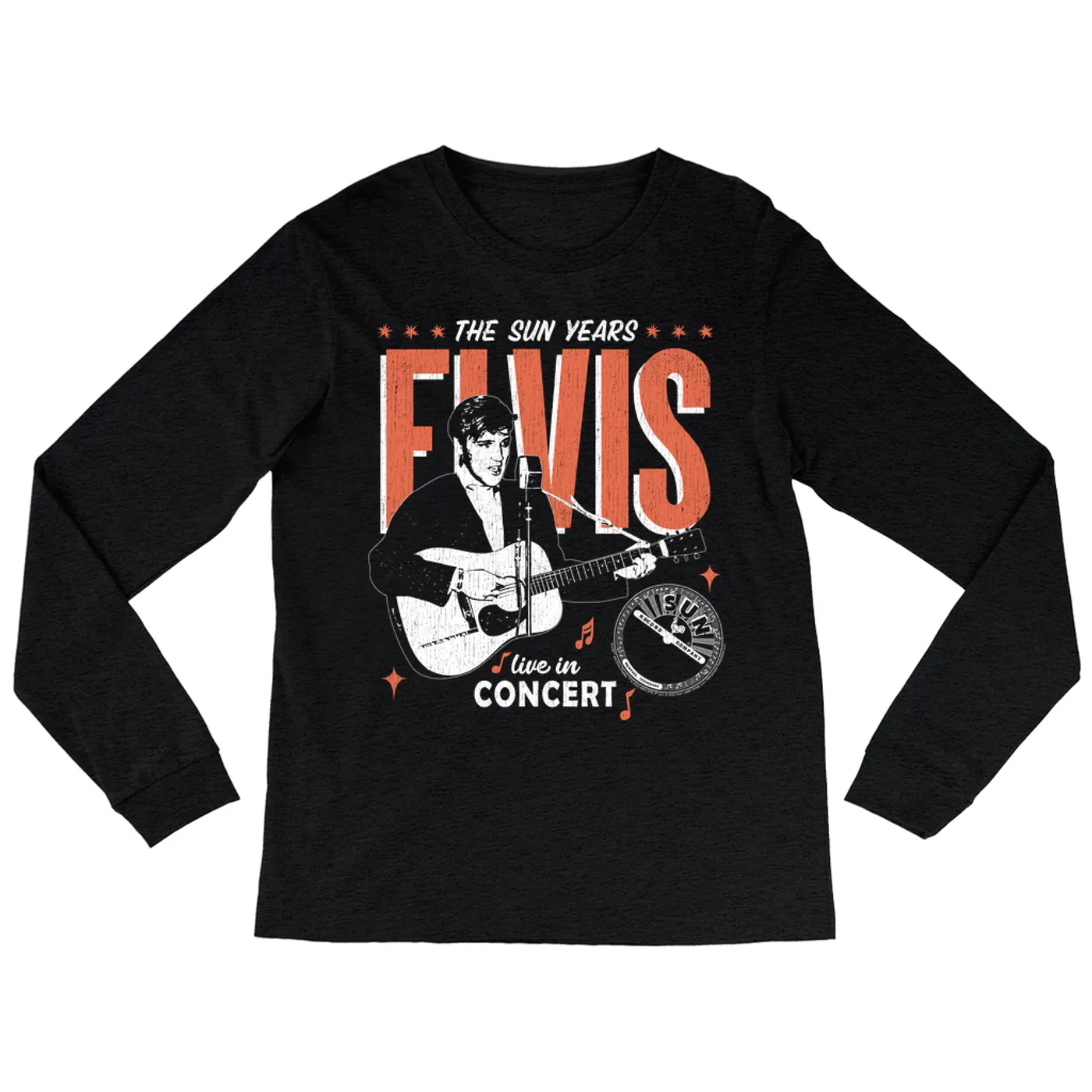 Sun Records Long Sleeve Shirt | Elvis Presley The Sun Years Live In Concert (Merchbar Exclusive) Sun Records Shirt
