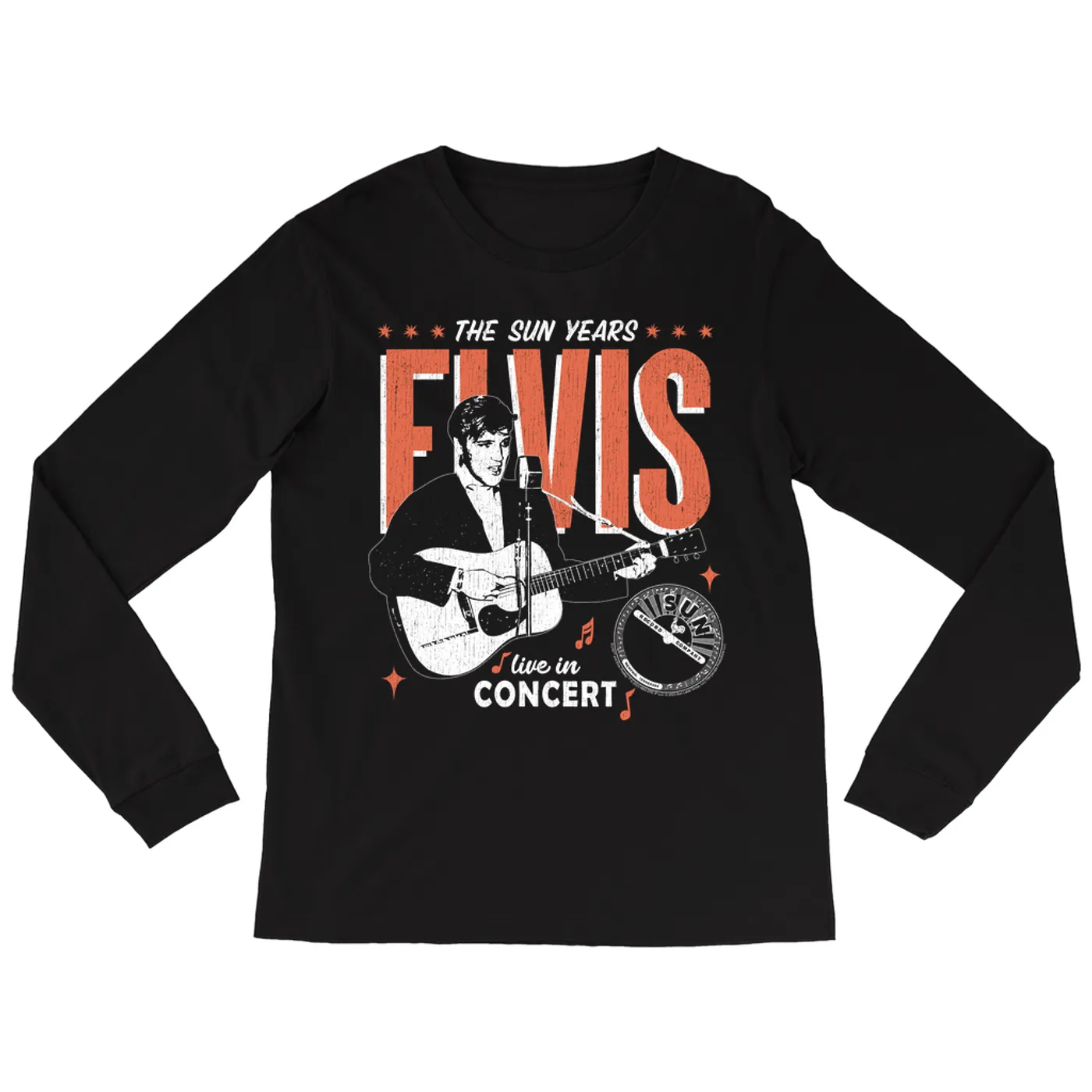 Sun Records Long Sleeve Shirt | Elvis Presley The Sun Years Live In Concert (Merchbar Exclusive) Sun Records Shirt