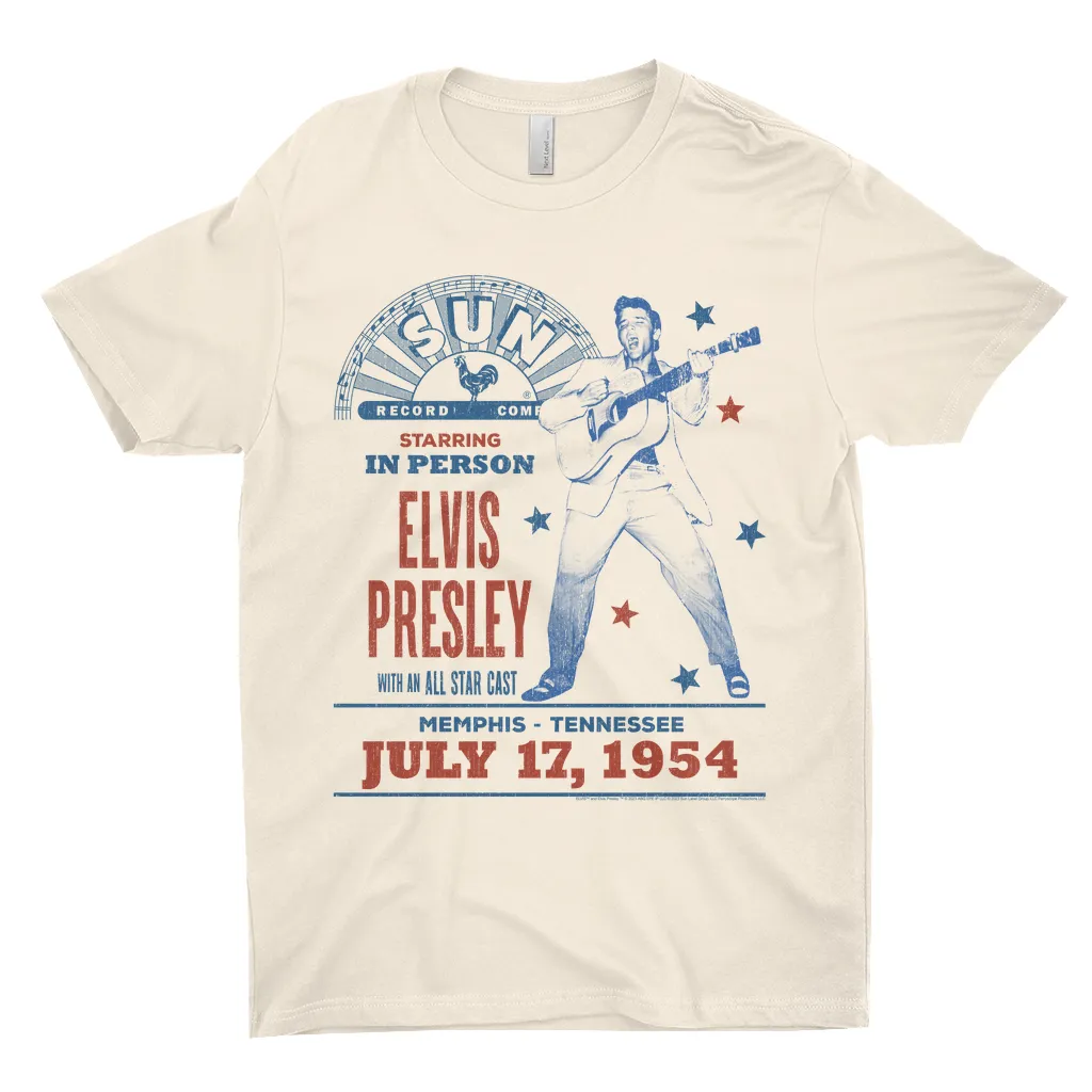 Sun Records T-Shirt | Memphis Tennessee July 1954 Concert Sun Records Shirt