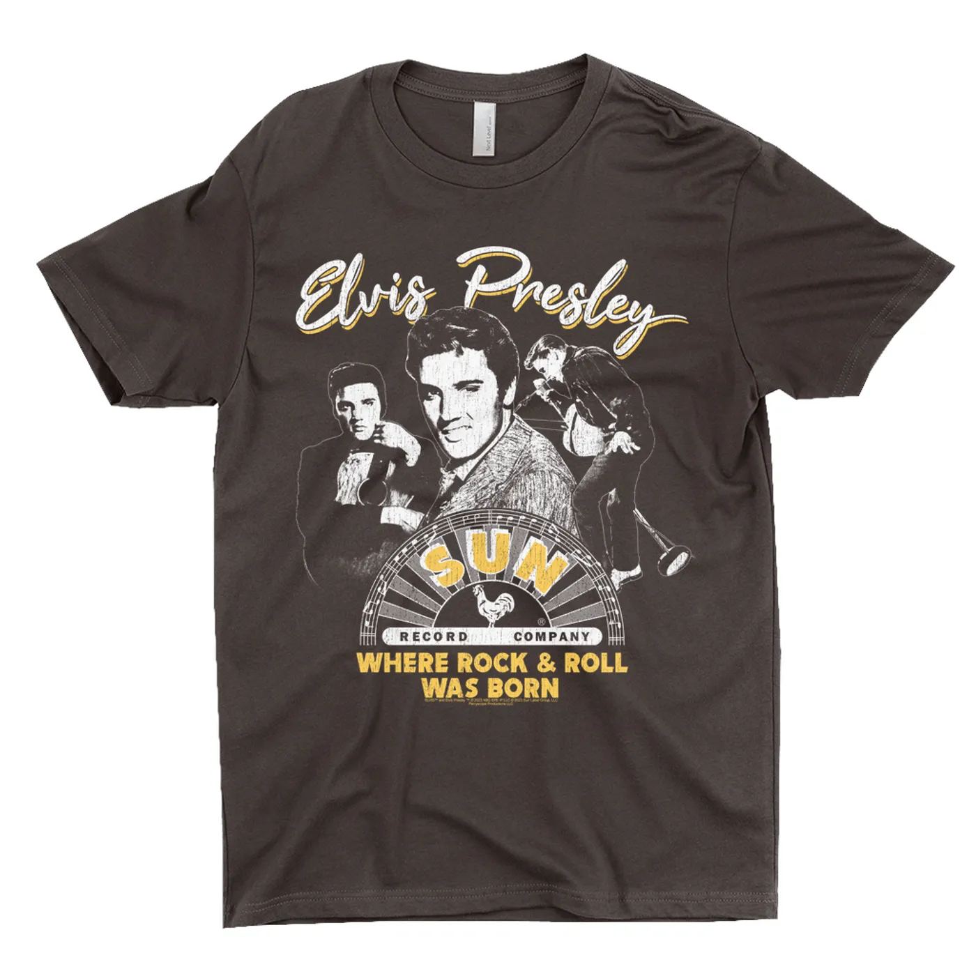 Sun Records T-Shirt | Elvis Where Rock n Roll Was Born Collage (Merchbar Exclusive) Sun Records Shirt