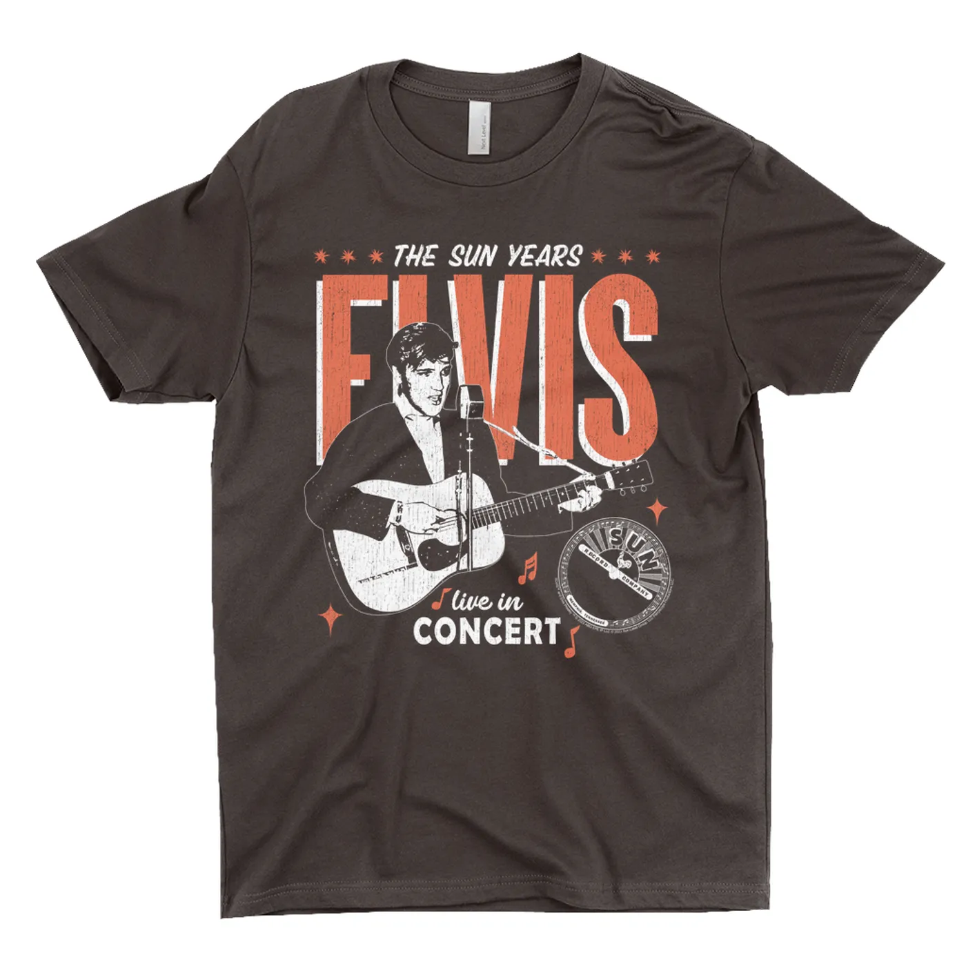 Sun Records T-Shirt | Elvis The Sun Years Live In Concert (Merchbar Exclusive) Sun Records Shirt